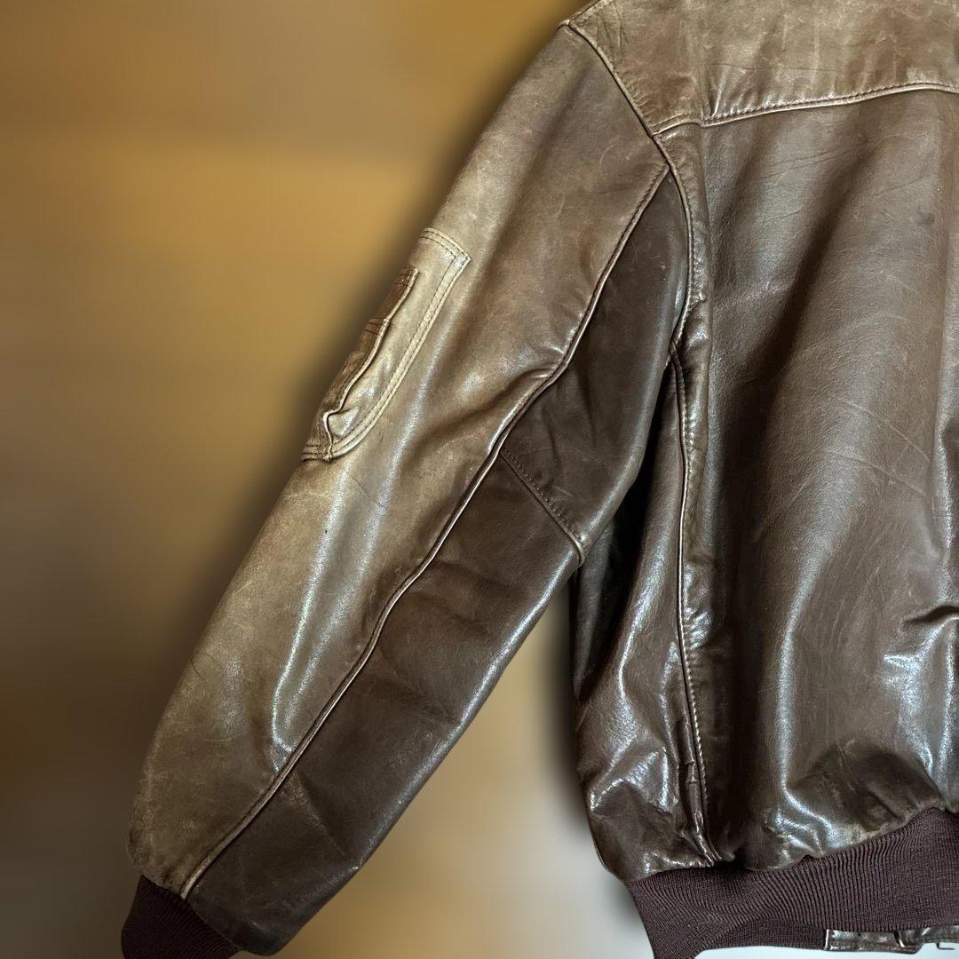 GOLDENBEAR ゴールデンベア レザー MA-1JKT