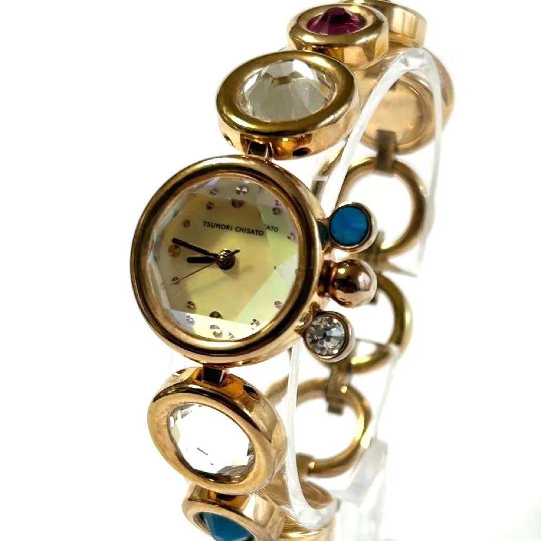 【新品電池/美品】tsumori chisato 宝石ねこ +箱、保証書など