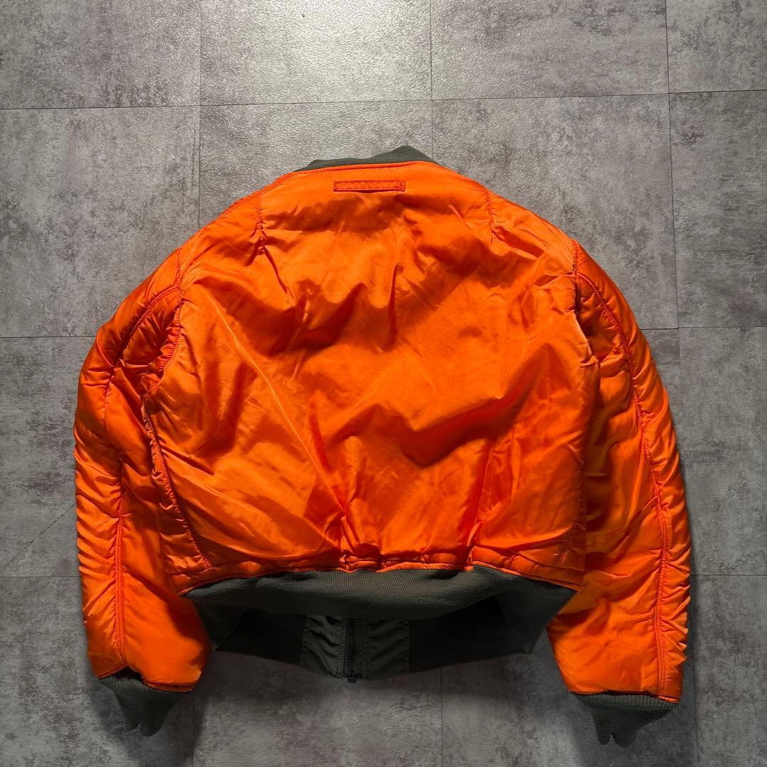 ジャケット・アウター vtg alpha ma-1 flight jacket scovill usa