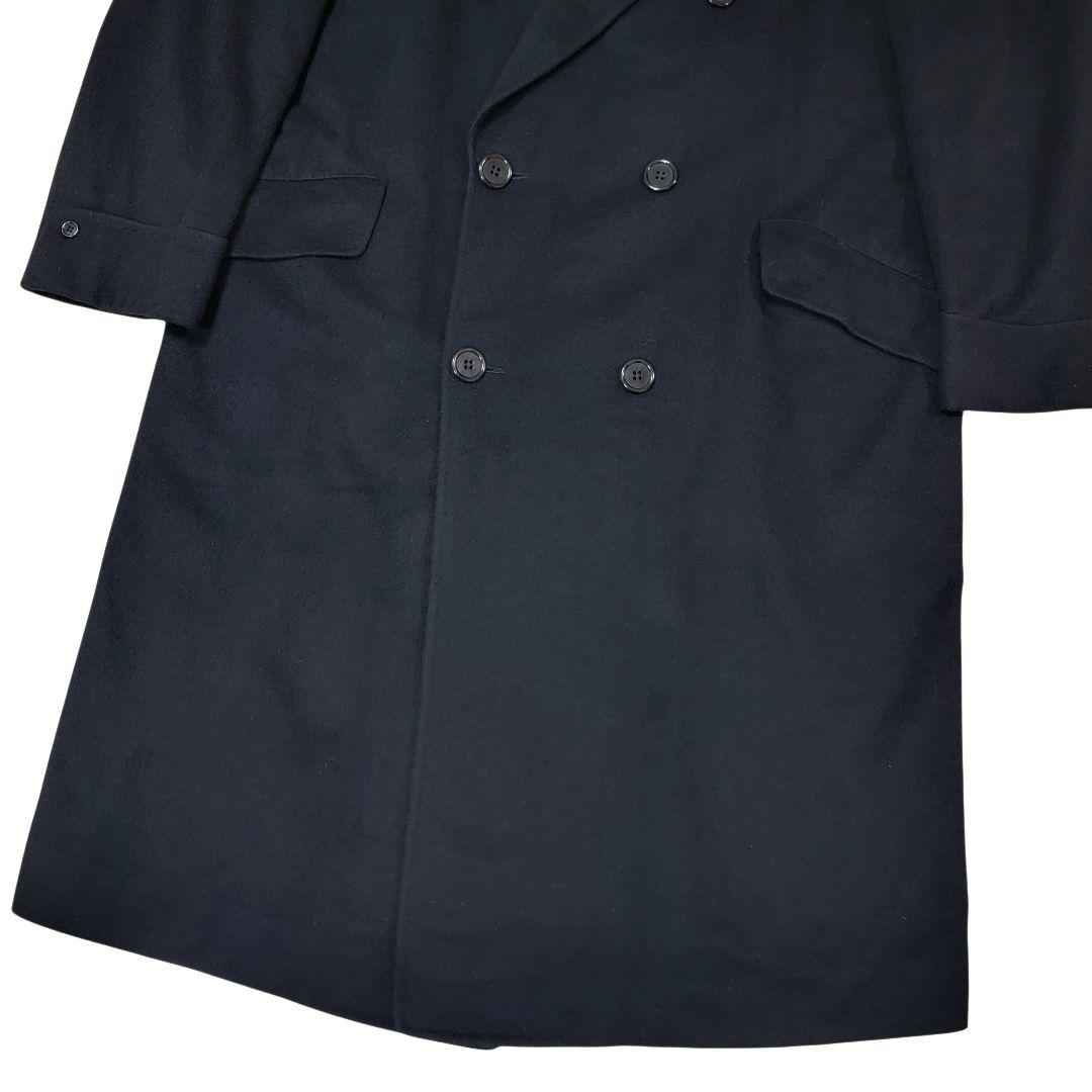 50S クロンビー CROMBIE カシミヤ100% ダブルチェスターコート