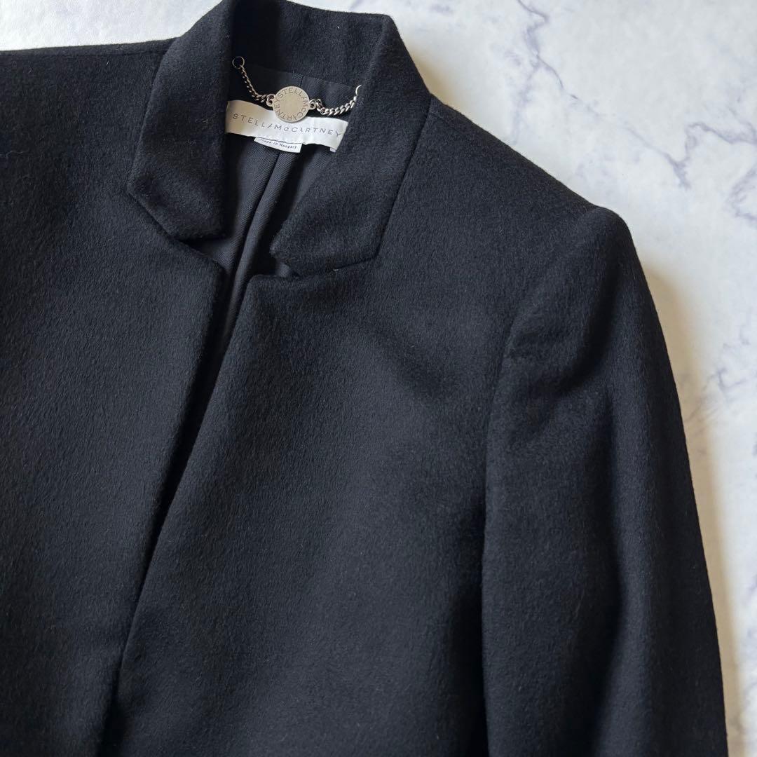 ステラマッカートニー　カシミヤ100％ジャケット ブラック　36◆6977