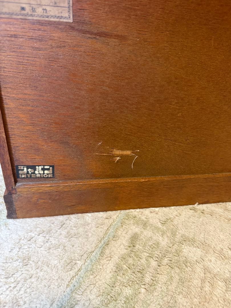 【送料込み】木製ドレッサー・鏡台 大きめ鏡 3引き出し