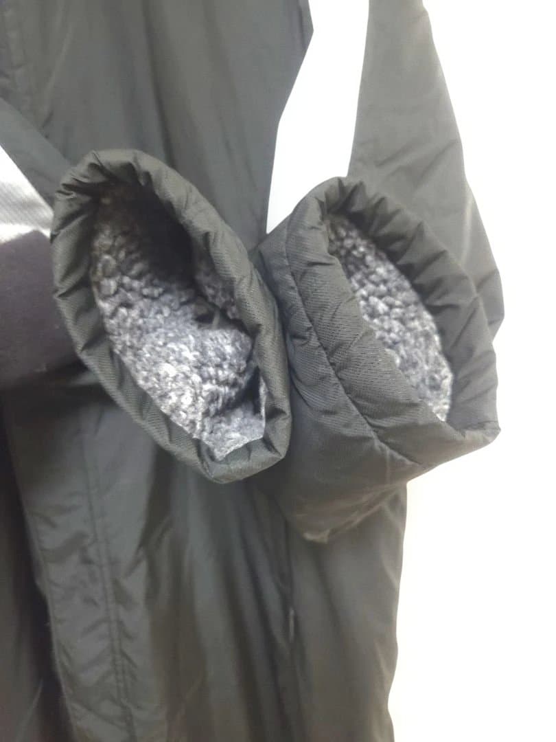 adidas　ベンチコート　黒　climaproof ロングコート ボア XL