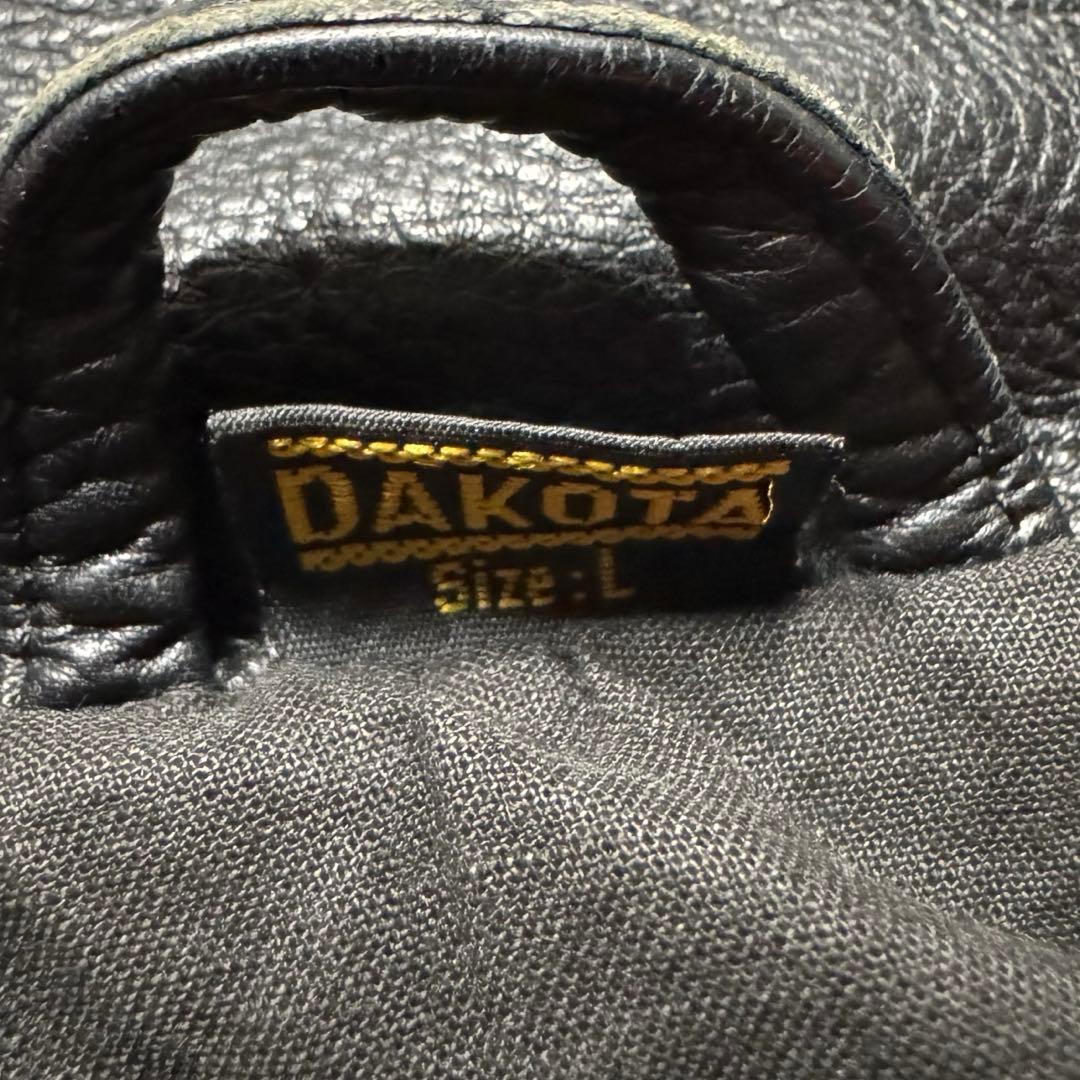 【90s vintage】DAKOTA L フライトジャケット　L 短丈　本革