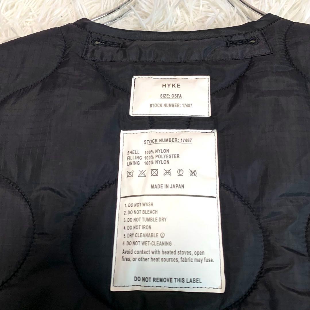 専用♡HYKE【2024年◆QUILTED CROPPED VEST/ベスト】黒