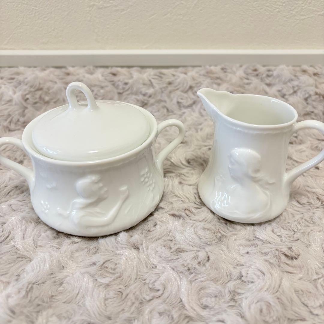 廃盤 リチャードジノリ アイリス ホワイト セット