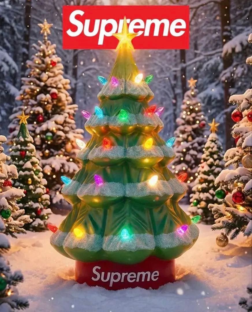 クリスマス 25FW week14 Supreme 15 HolidayTree Green
