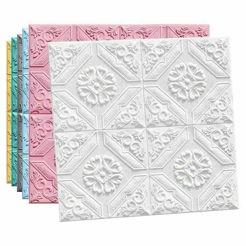 20枚 70cm×70cm ．背景壁 3D立体レンガ模様壁紙 防水 汚い防止qq