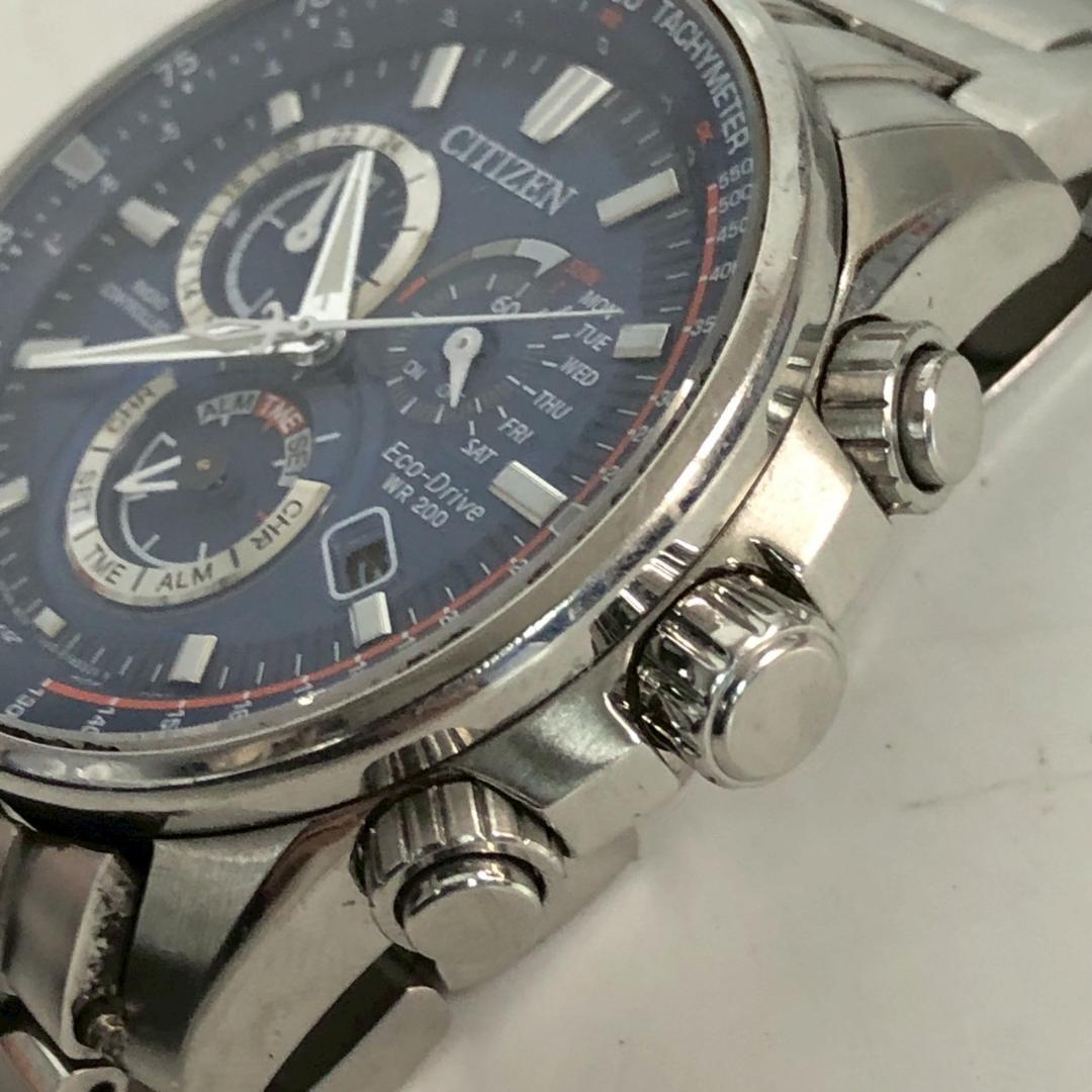 CITIZEN シチズン エコ・ドライブ 電波ソーラー腕時計 クロノグラフ