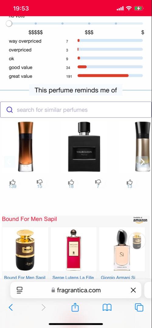 香水(男性用) Sapil Bound