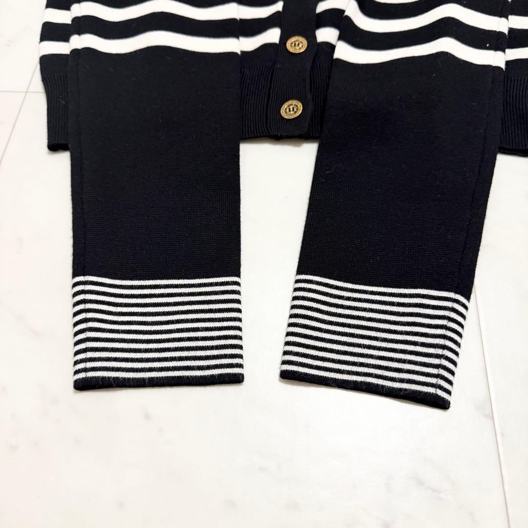 2024年モデル❤️ダブルスタンダードクロージング　カーディガン　ボーダー　M