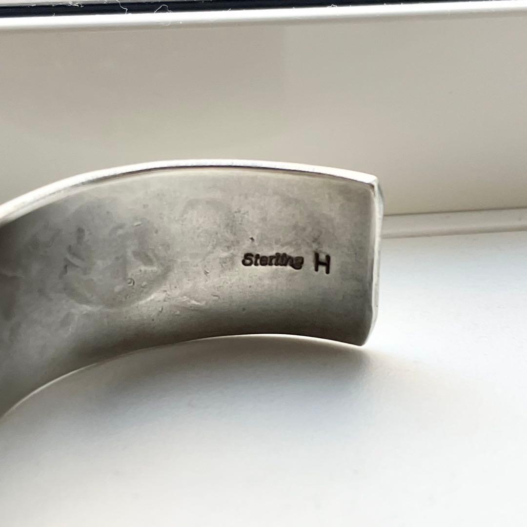 美品 Sterling H バングル シルバー インディアンジュエリー
