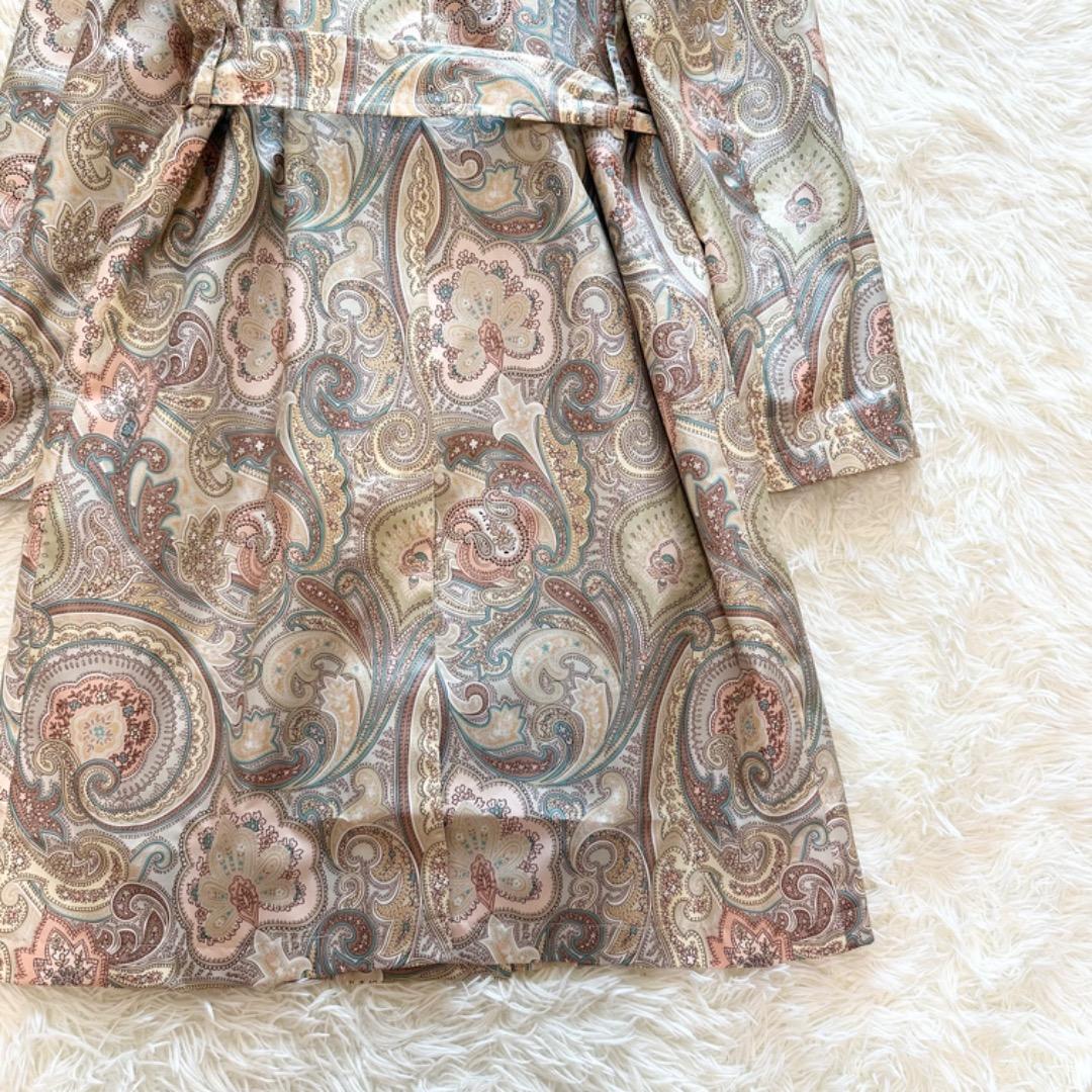 ETRO エトロ ペイズリー柄 トレンチコート
