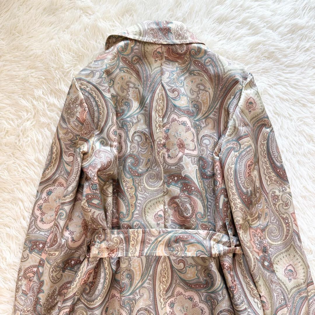 ETRO エトロ ペイズリー柄 トレンチコート