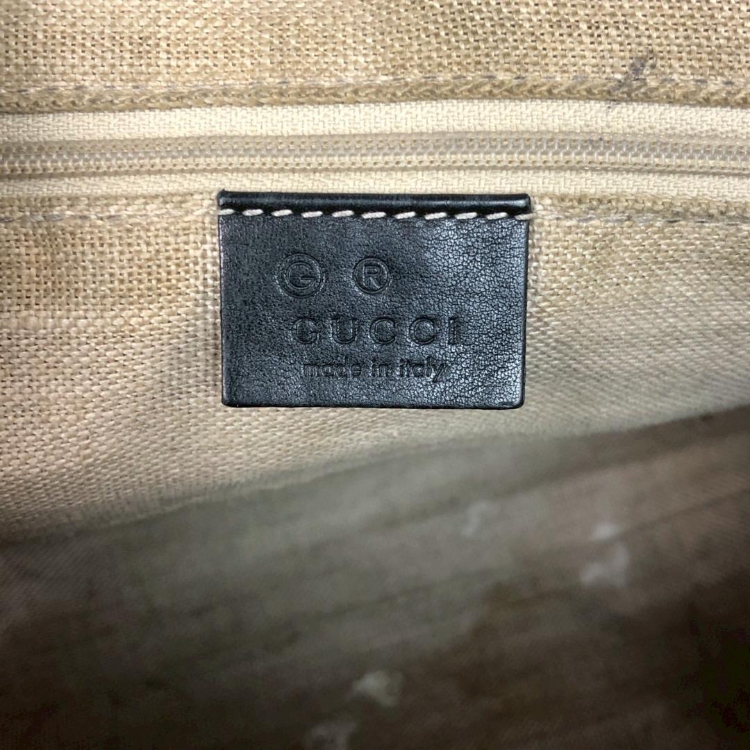 GUCCI グッチ マイクログッチシマ レザー 2WAYトートバッグ レディース