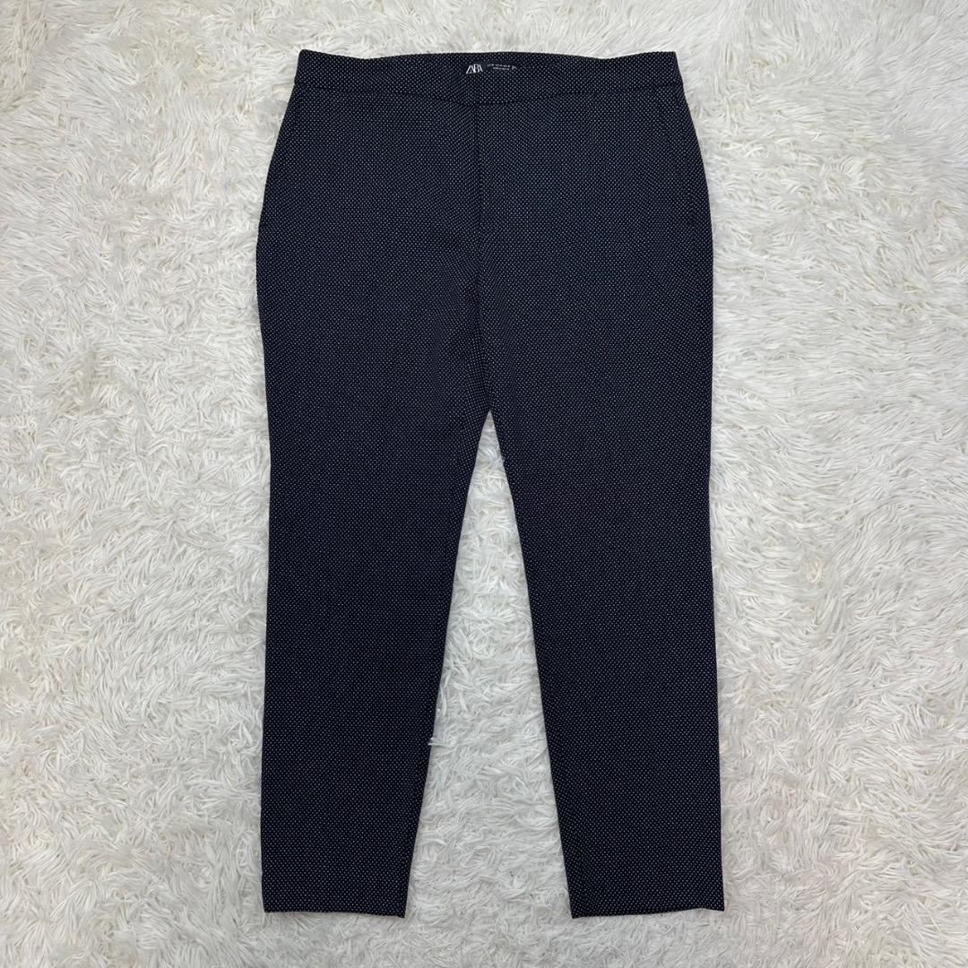 新品タグ付✨ ZARA ザラ 洗える パンツスーツ ドット柄 大きいサイズ XL