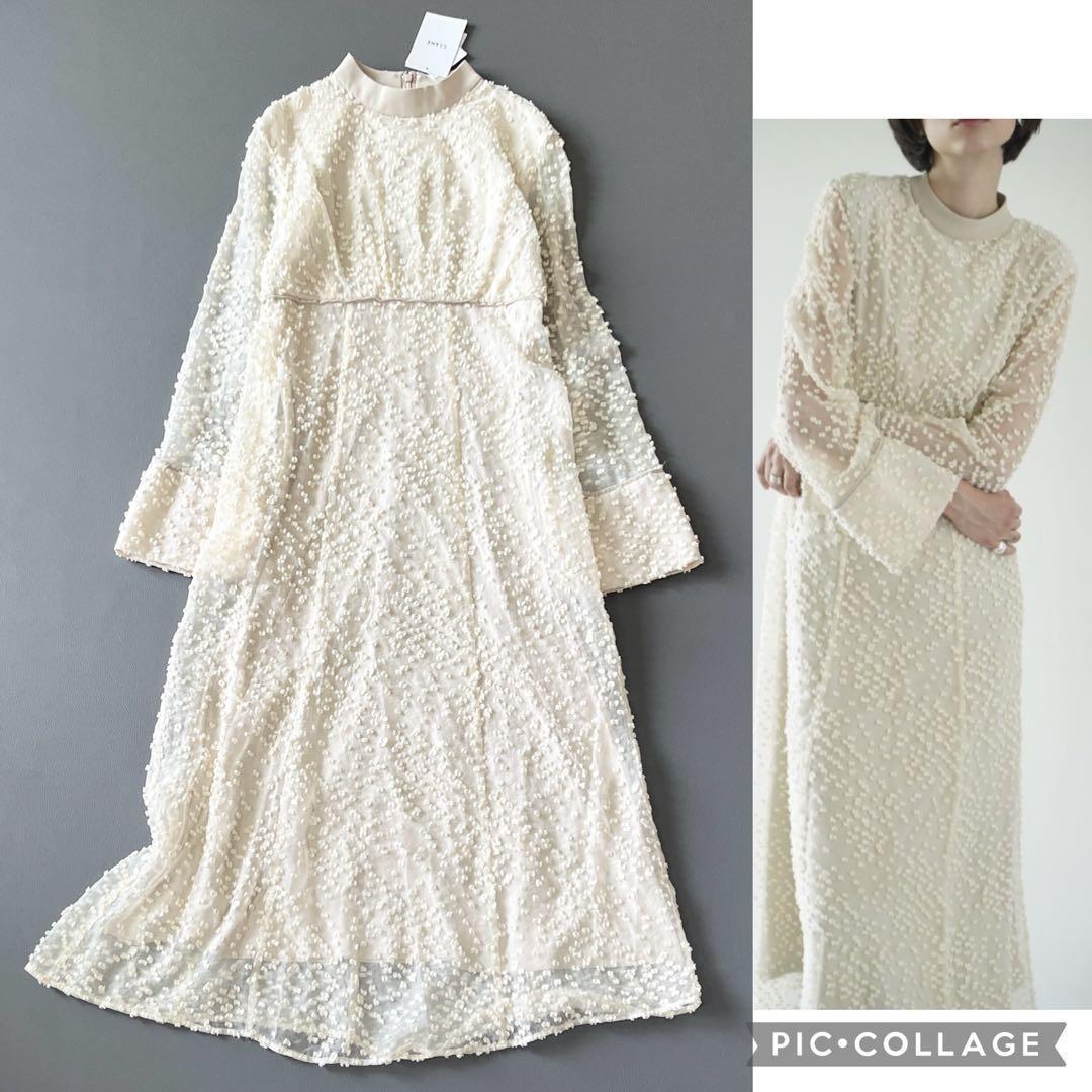 ▼未使用✨美品✨CLANE クラネ スノードットジャガードワンピース ドレス