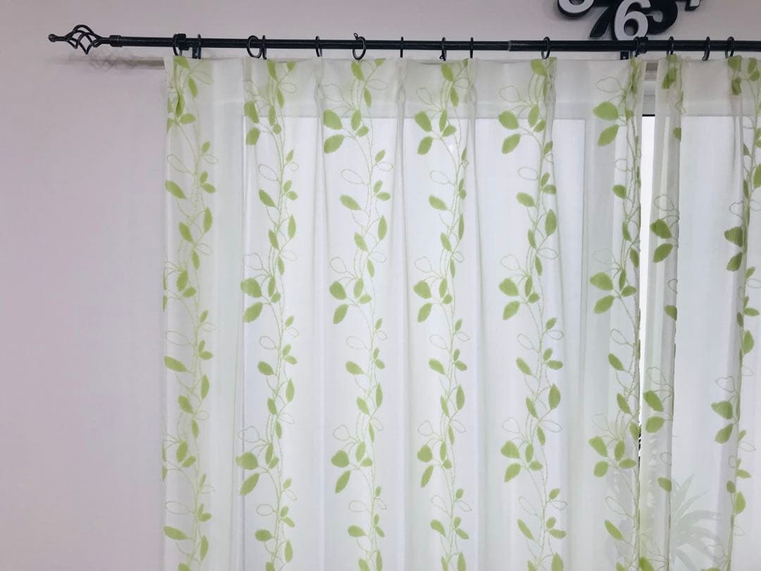 ★☆ふくろう★☆　レースカーテン　3セット