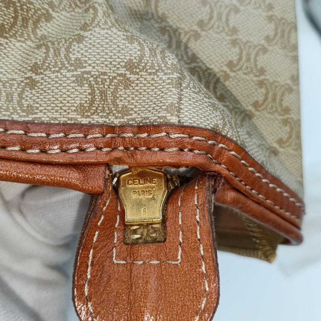 CELINE モノグラムポーチ　ブラウン 上214