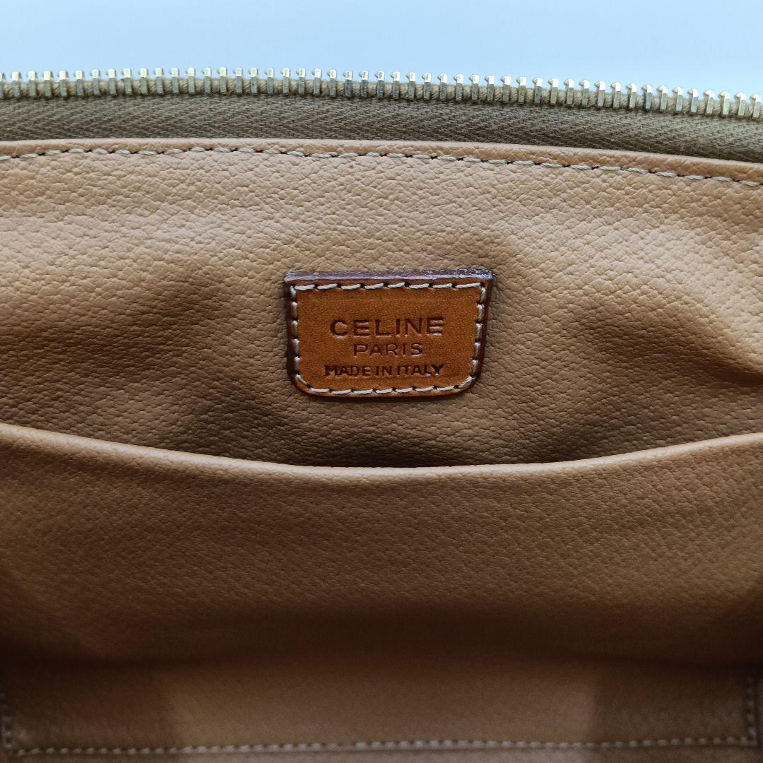 CELINE モノグラムポーチ　ブラウン 上214