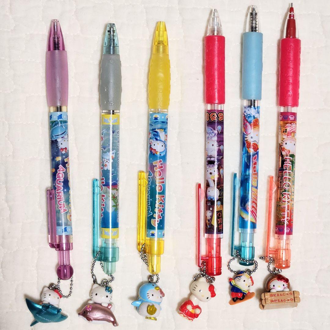 【ご当地キティちゃん】ボールペン·シャープペン/まとめ売り74本/ハローキティ