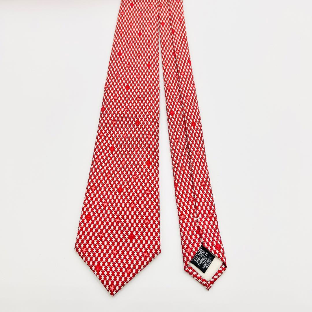 ✨美品✨CHANEL ココマーク　チェーン　桜　サクラ　高級シルク　ネクタイ