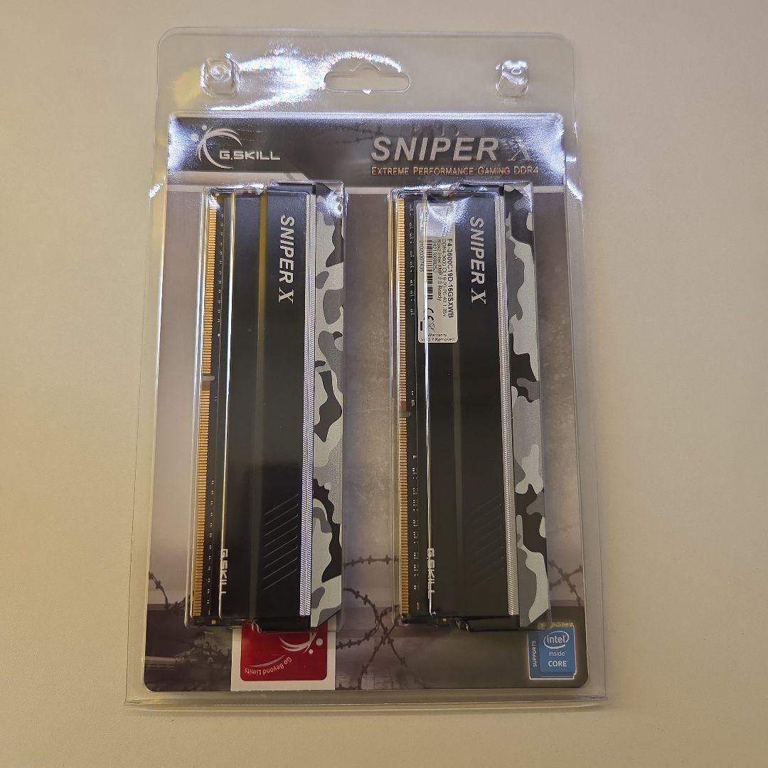 メモリー G.Skill Sniper X DDR4 3600 16GB (2x8GB)