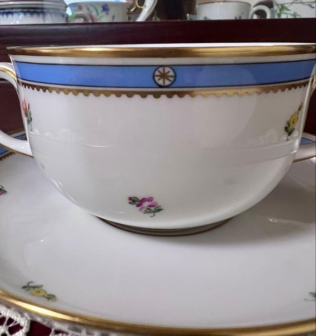 アウガルテン　ビーダーマイヤー　シューベルトタイプ　スープカップ