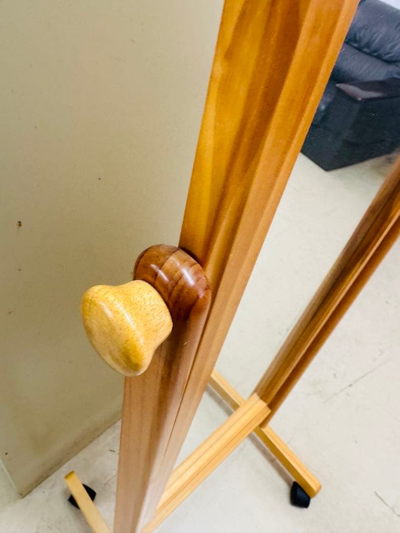 スタンドミラー 昭和レトロ アンティーク ドレッサー用 鏡のみ カガミ 姿見