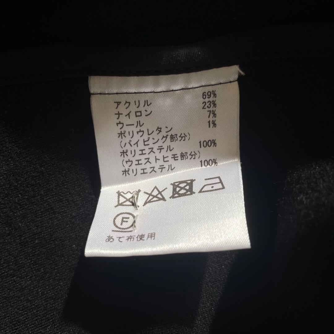 グレースコンチネンタル ポンチフレアコート ノーカラー ロングコート ブラック