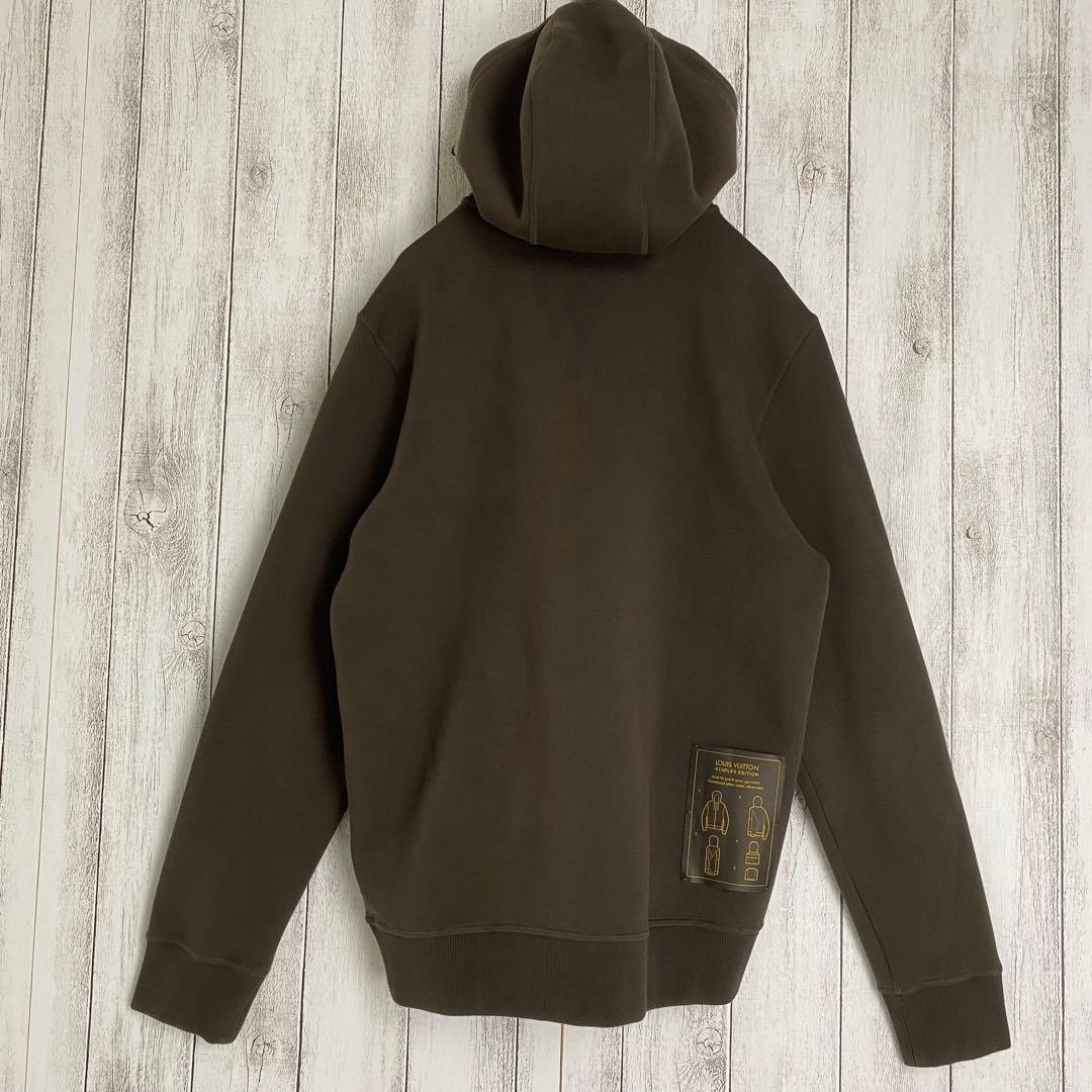 【美品☆即完売】ルイヴィトン フルジップパーカー ダブルフェイス ブラウン M