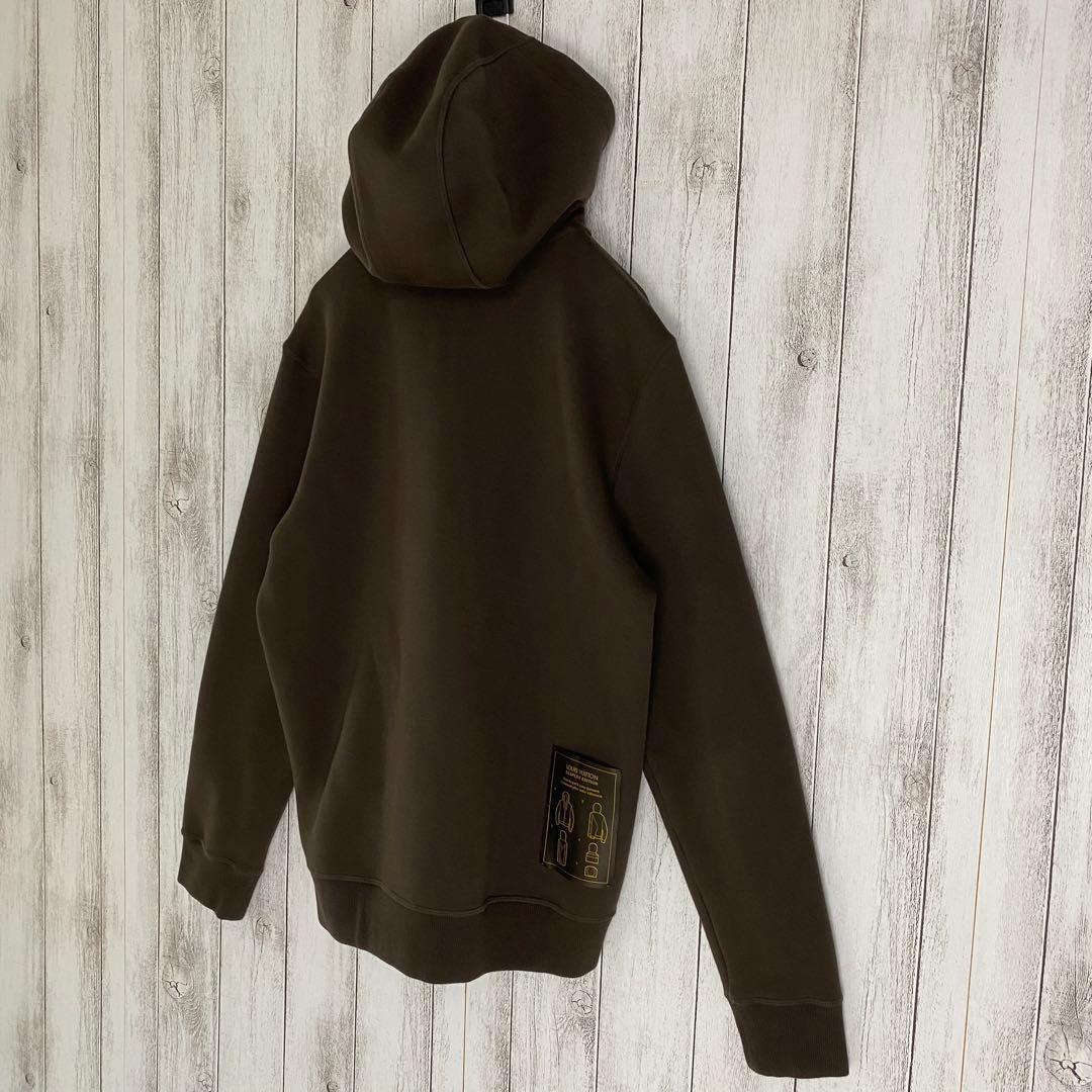 【美品☆即完売】ルイヴィトン フルジップパーカー ダブルフェイス ブラウン M