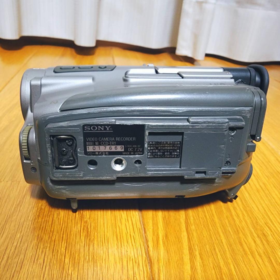 【動作確認済】SONY Hi8 高画質 CCD-TR1 ビデオカメラ セット