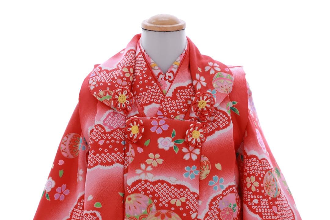 3歳七五三 美品！花柄着物