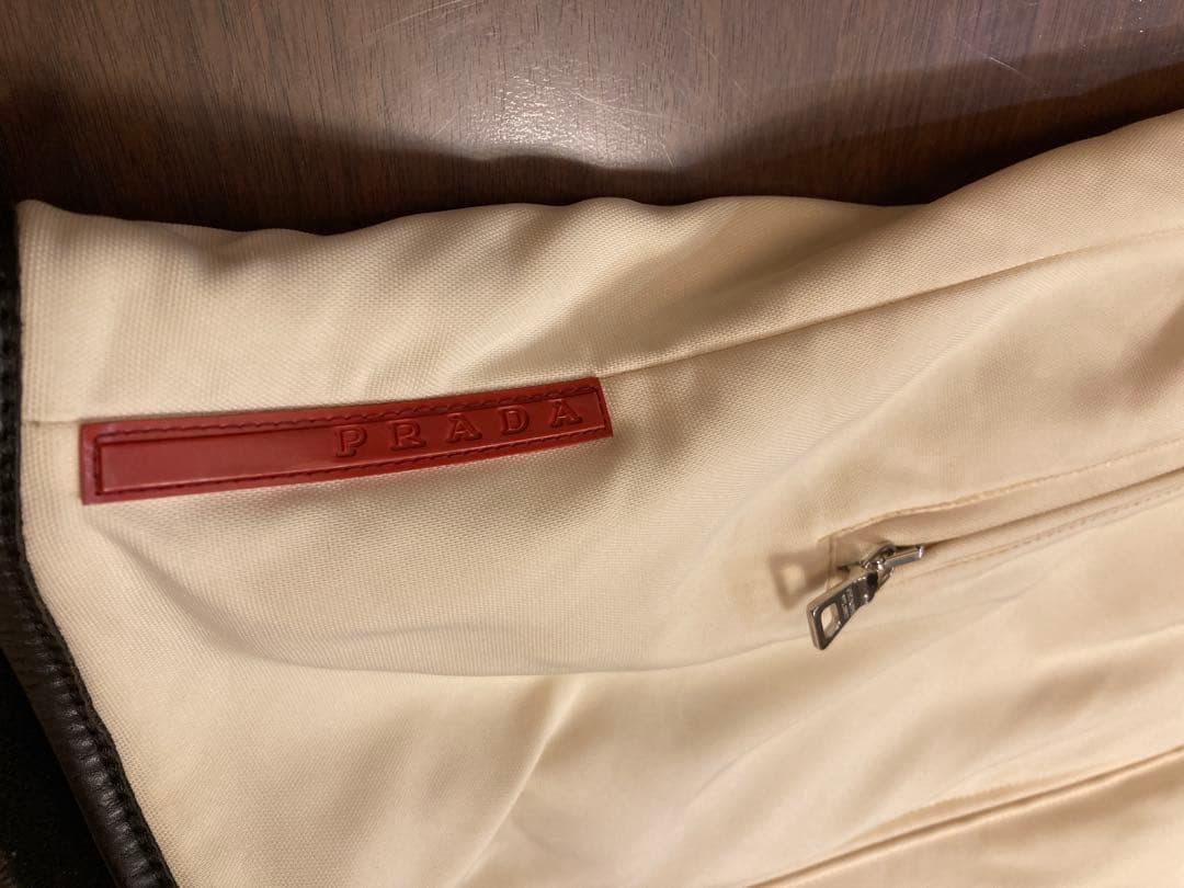 PRADA プラダ　ホワイトシングルライダースジャケット