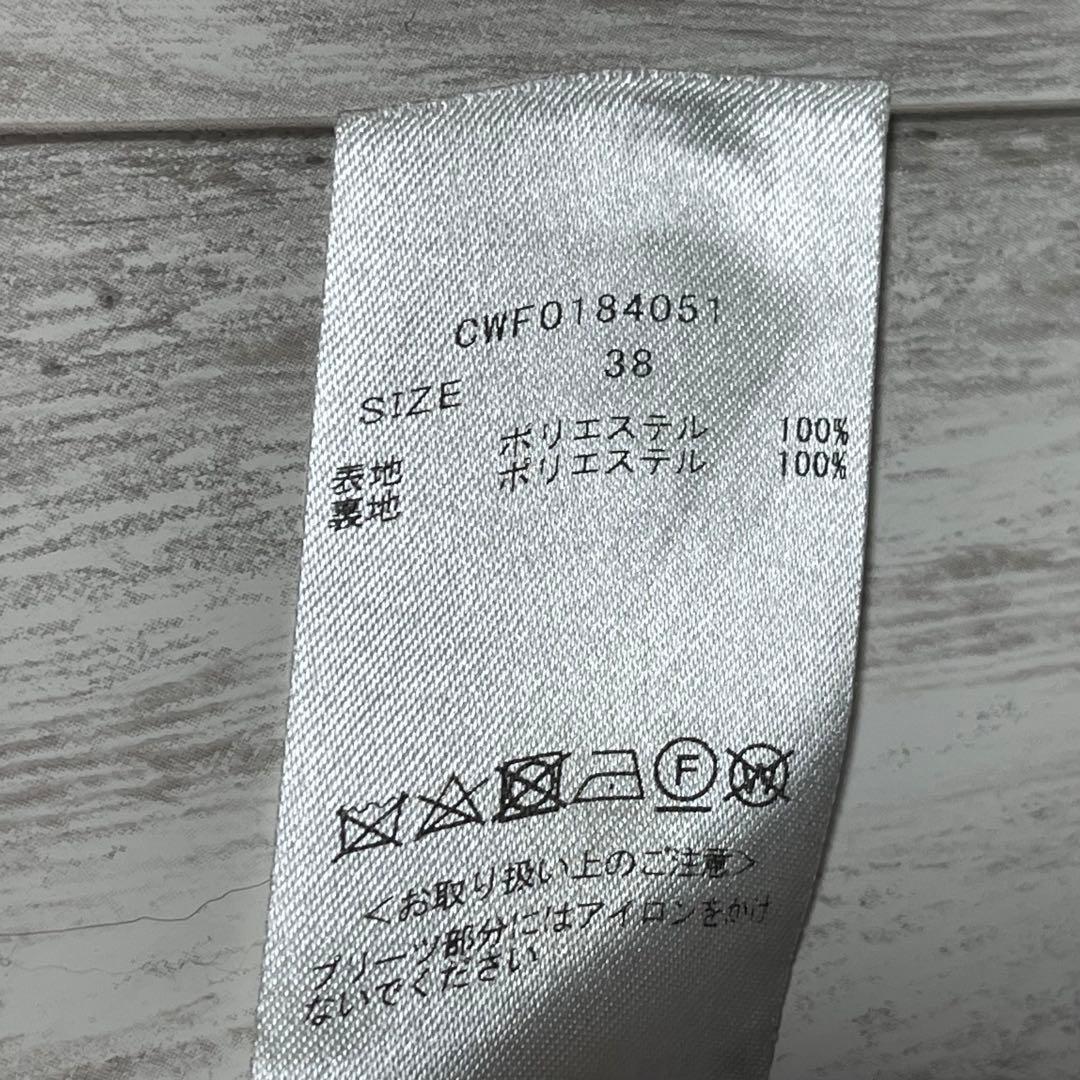 おりばー　セルフォード ボウタイプリーツ ワンピース リボン ネイビー