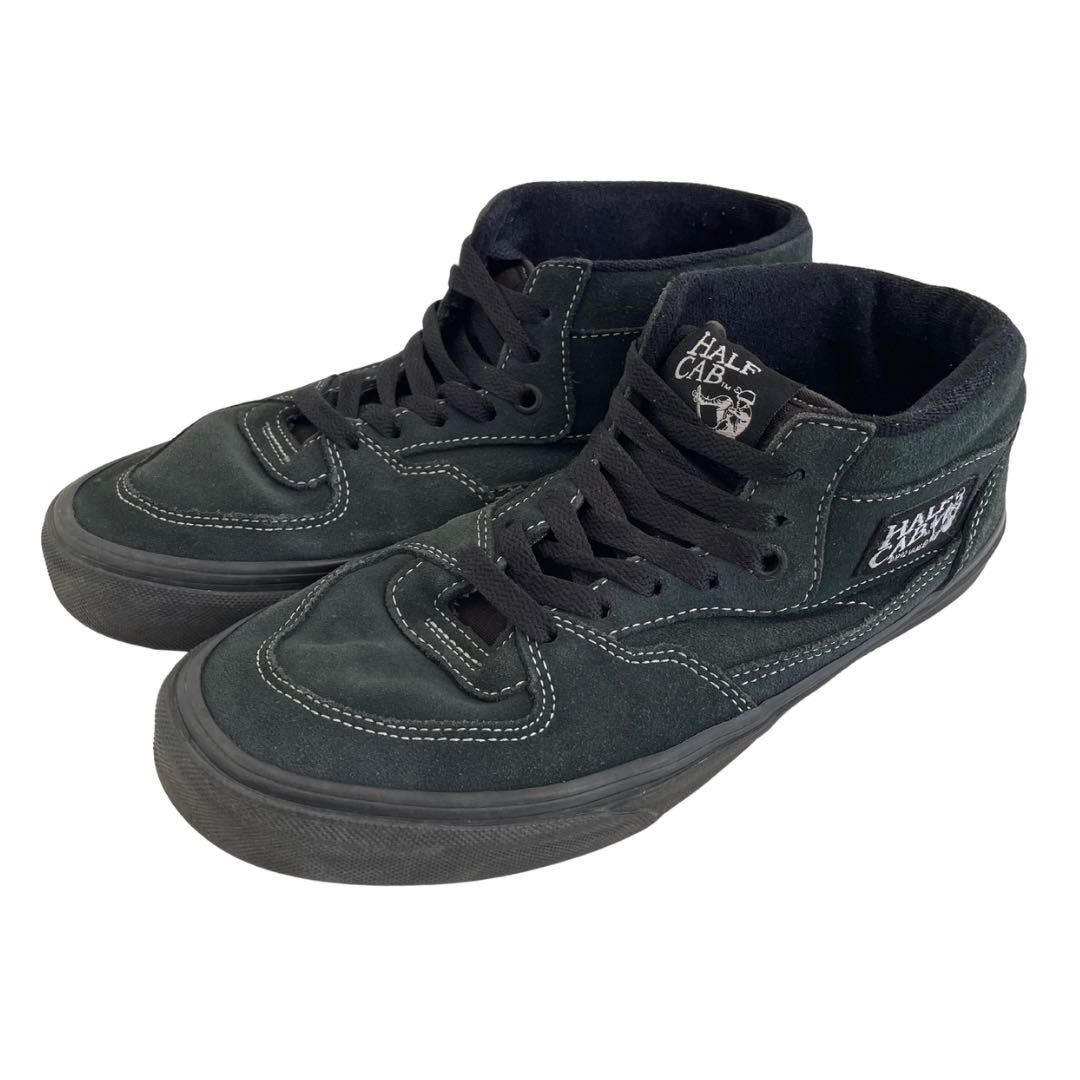 VANS HALF CAB ハーフキャブ スエード ダークグリーン 26.5cm