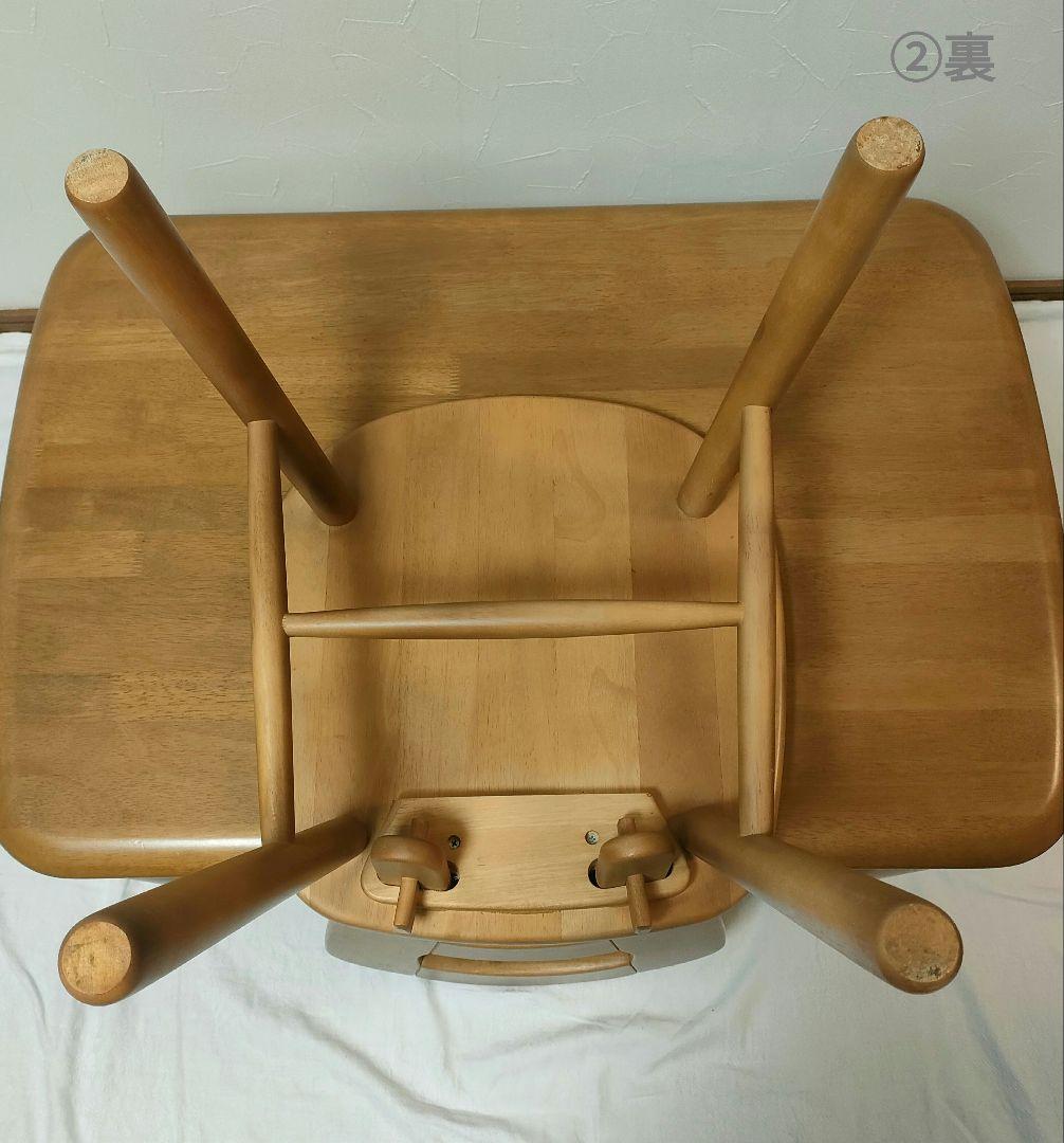 カリモク木製ダイニングチェア 1脚②