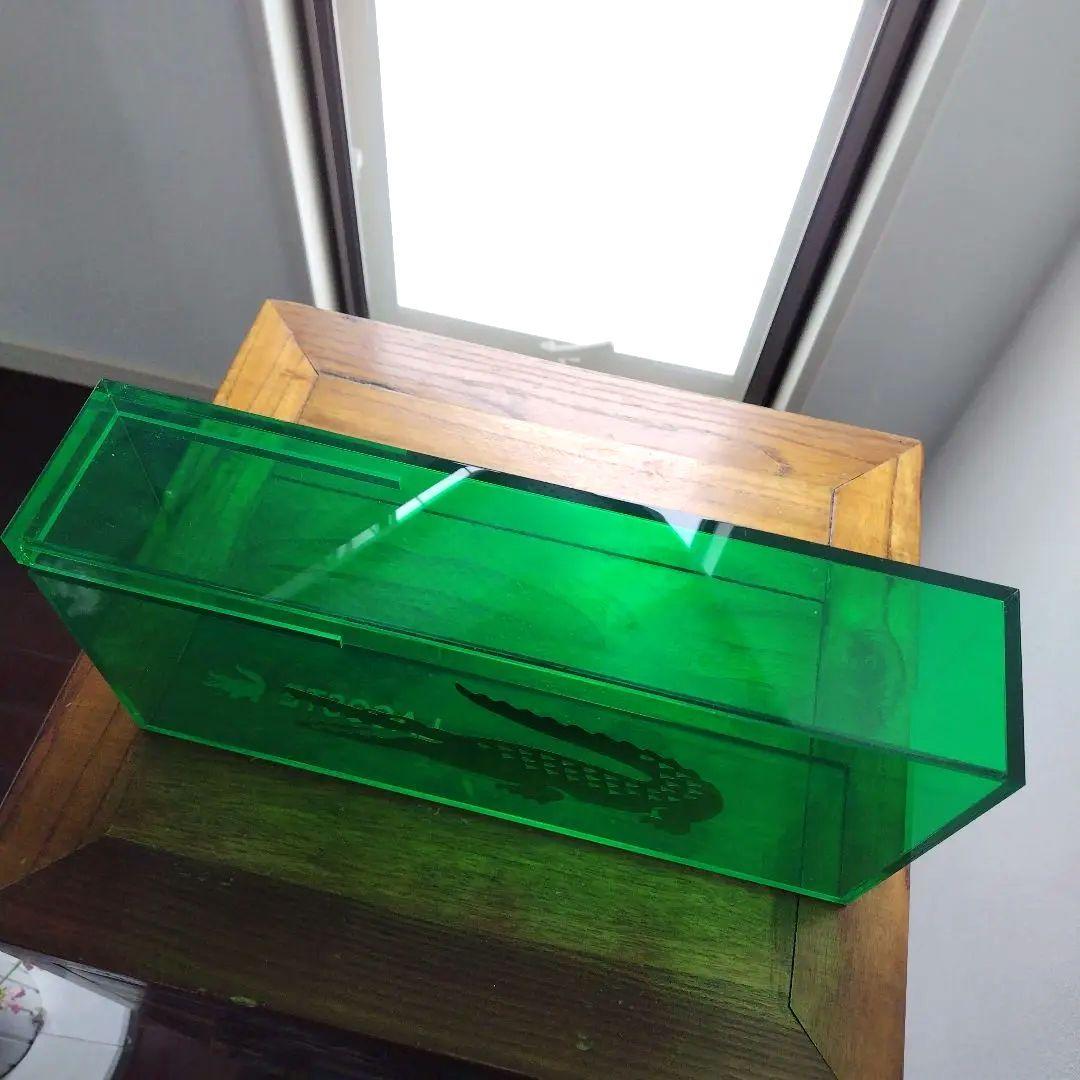 【非売品】かなりレア！LACOSTE 店舗販促用 什器 グリーンアクリルBox