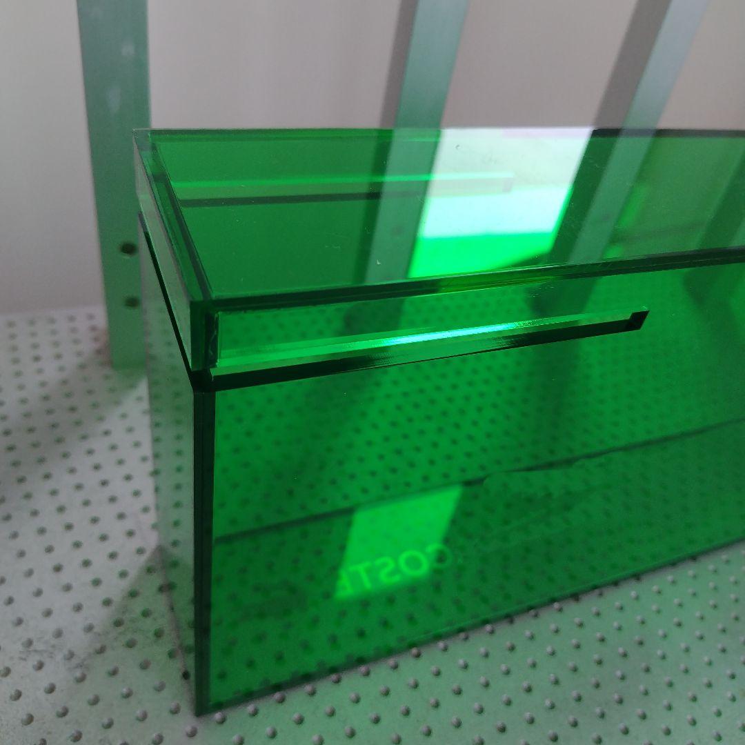 【非売品】かなりレア！LACOSTE 店舗販促用 什器 グリーンアクリルBox