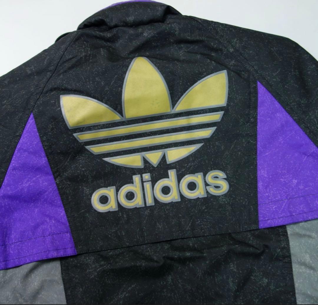 【希少入手困難】80s古着　アディダス　ジャケット　デサント製　スキーウェア　M