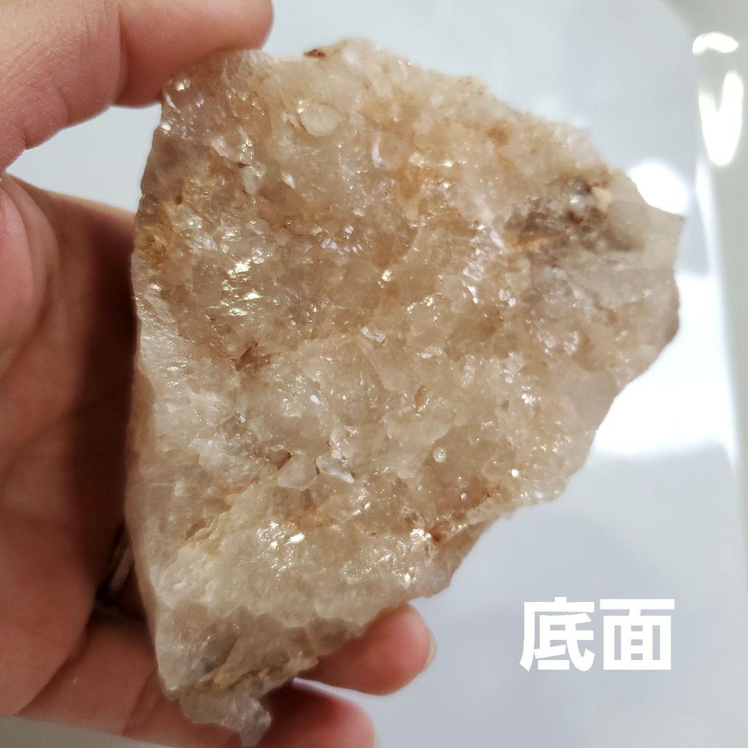 希少色！ピンクマニカラン水晶　クラスター　キラキラ