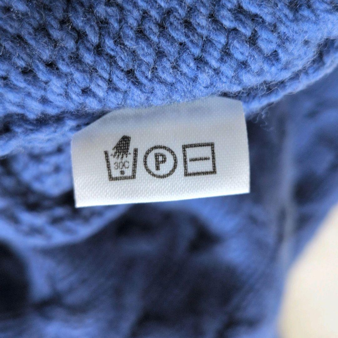 【極美品】アイルランド製 イニシュマン ケーブルニット タートルネック M