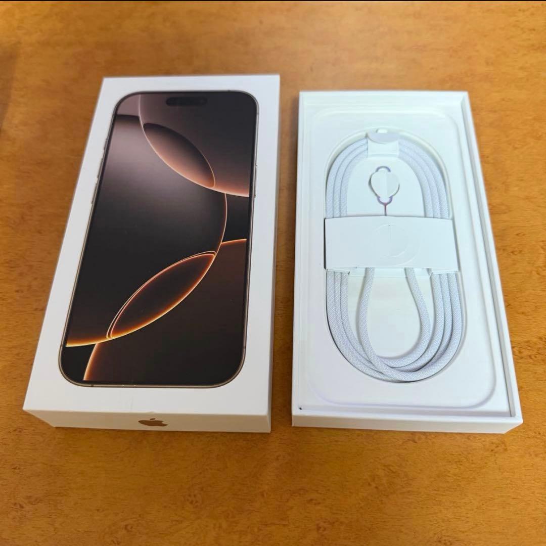 スマートフォン本体 iPhone 16 pro Desert Titanium 128GB