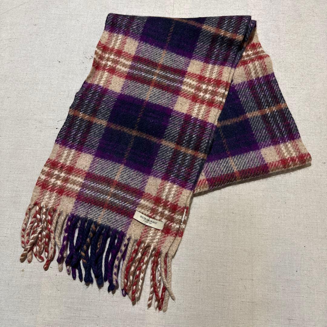 Burberry バーバリーロンドン 100％カシミア ノヴァチェック マフラー