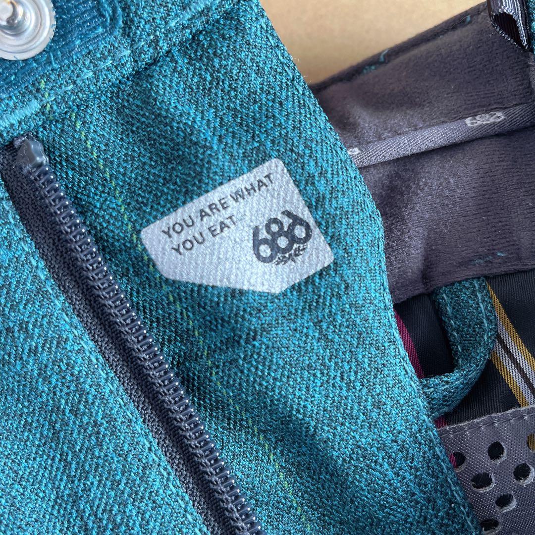 686 スノーボードウェア スキーウェア　チェックパンツ