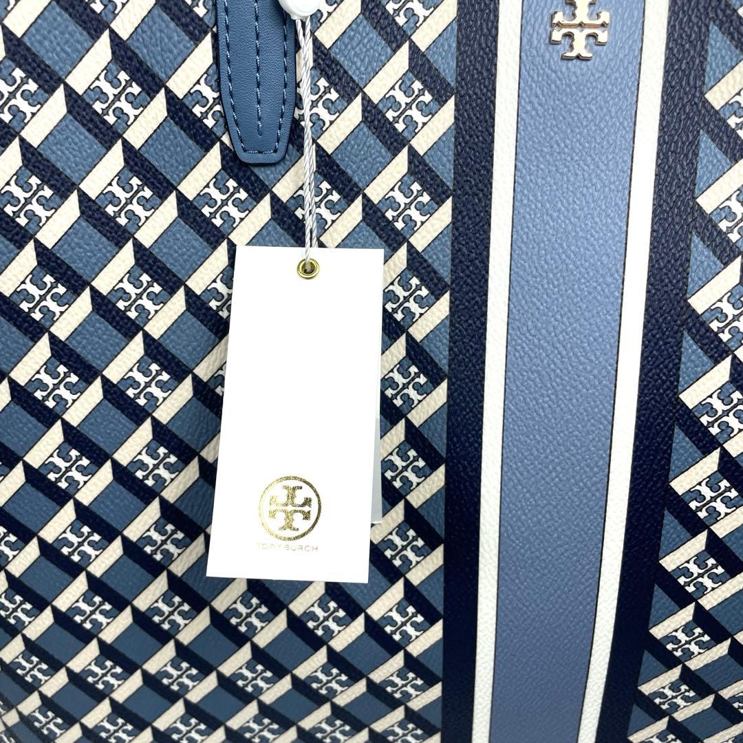 TORY BURCH ★ 未使用 タグ付 トートバッグ ジオロゴ A4 肩掛け