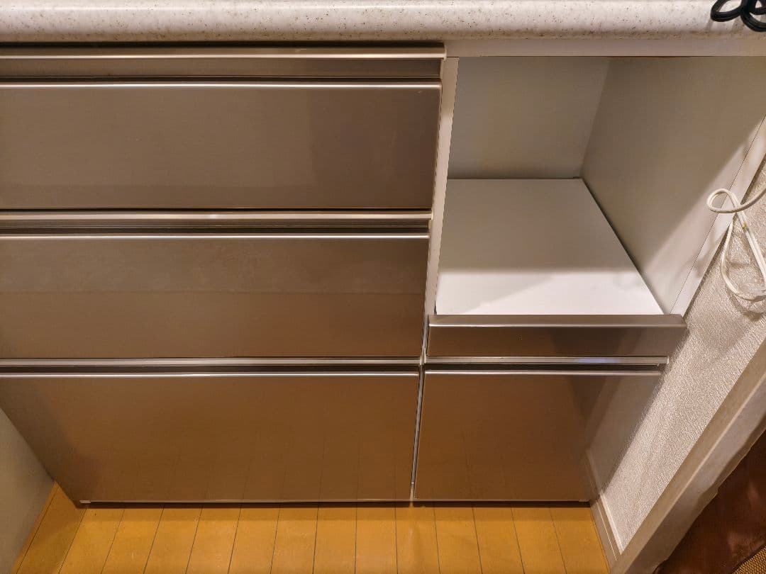 ニトリ キッチンカウンター アルミナ2 100CT SI 2018年製