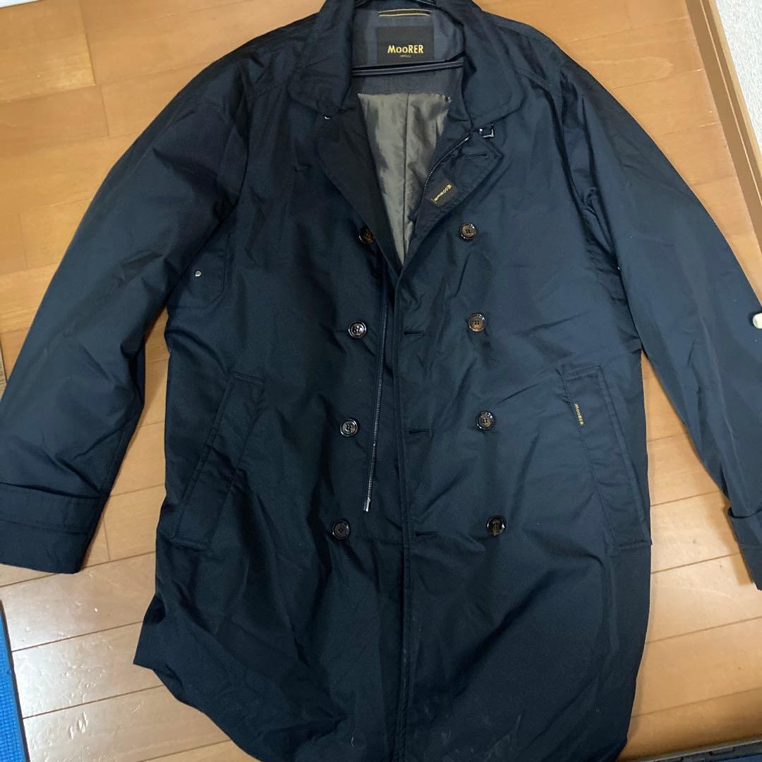 ムーレー　モテミ　ステンカラーコート　ネイビー　52