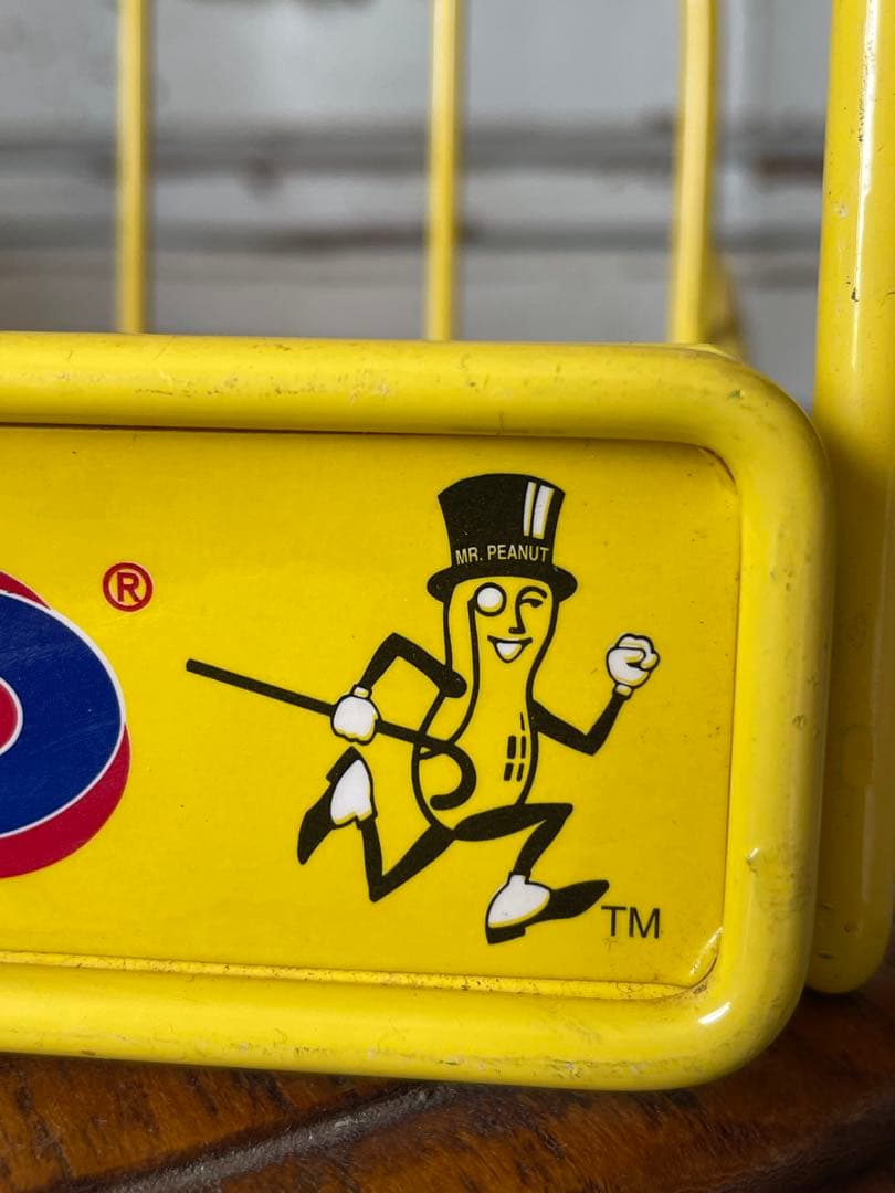 アンティーク　ワイヤー　ディスプレイ　ラック　スタンド飾り棚Mr.PEANUTS